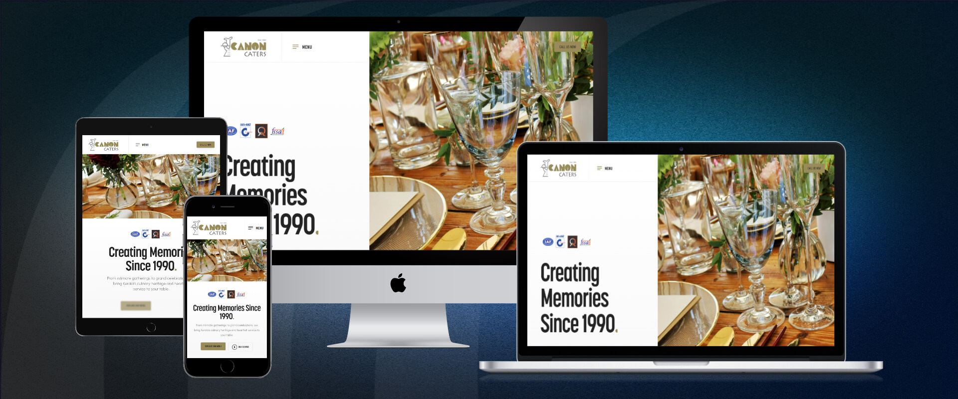 Canon Caterers Website