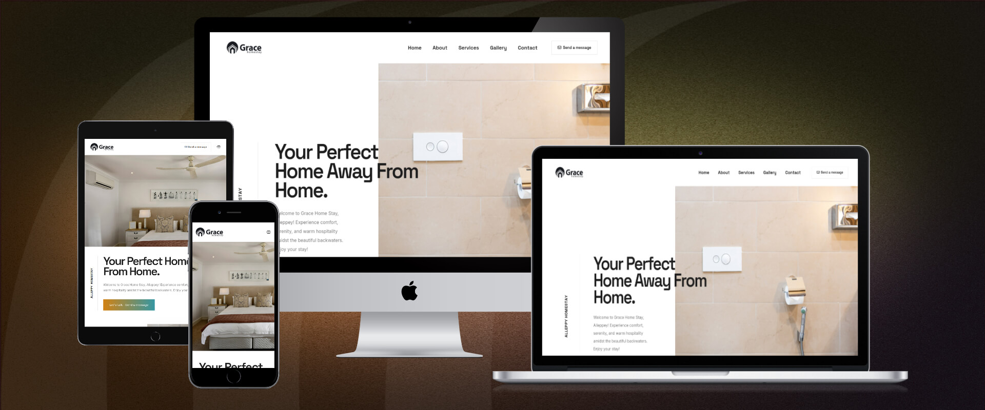 Grace Homestay Website